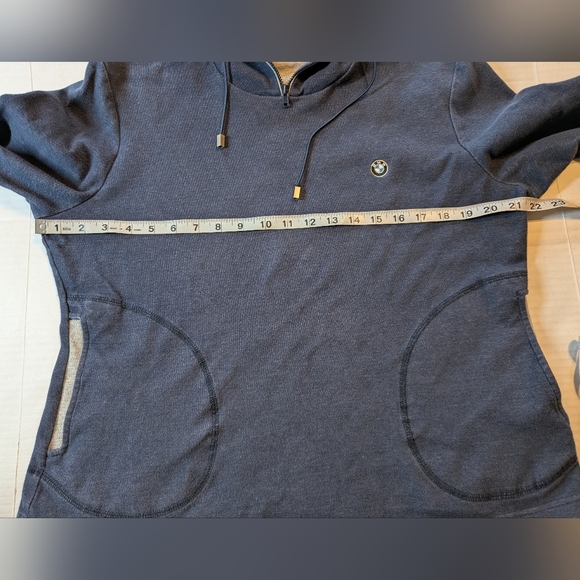 Boys BMW Quarter Zip Pullover Hoodie Size XL - Picture 10 of 12